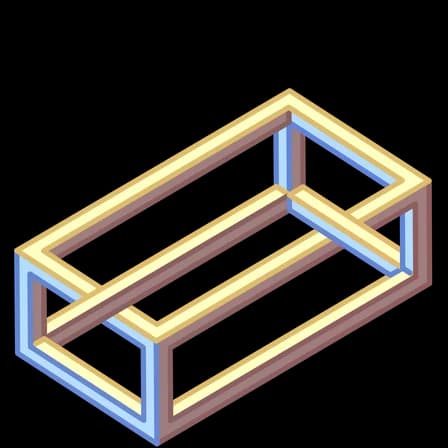 Escher’s Cube — Artisan Bricks Telegram gift model