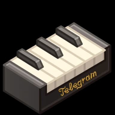 Grand Piano — Artisan Bricks Telegram gift model
