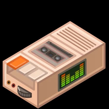 Retro Player — Artisan Bricks Telegram gift model