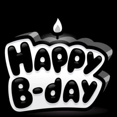 Black Ink — B-Day Candles Telegram gift model