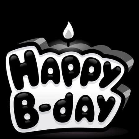 Black Ink — B-Day Candles Telegram gift model