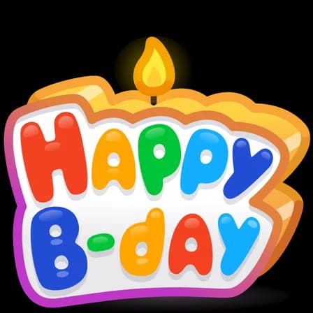 Bright Side — B-Day Candles Telegram gift model