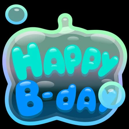 Bubbly — B-Day Candles Telegram gift model