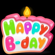 Cotton Candy — B-Day Candles
