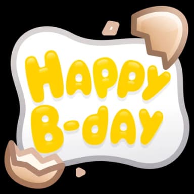 Eggcellent — B-Day Candles Telegram gift model