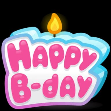 Icy Pink — B-Day Candles Telegram gift model