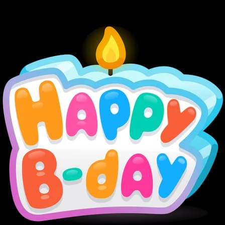Multicolor — B-Day Candles Telegram gift model