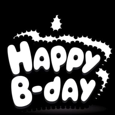 Old Cartoon — B-Day Candles Telegram gift model