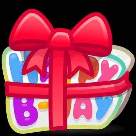Red Ribbon — B-Day Candles Telegram gift model