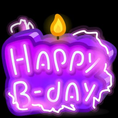 Shocker — B-Day Candles Telegram gift model
