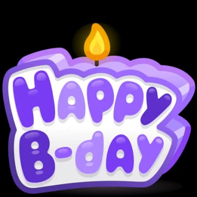 Starry Night — B-Day Candles Telegram gift model