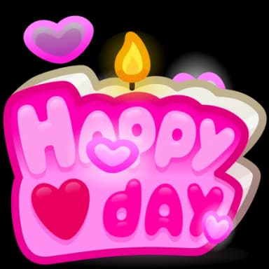 Valentine — B-Day Candles Telegram gift model