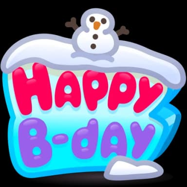 Winter Fun — B-Day Candles Telegram gift model