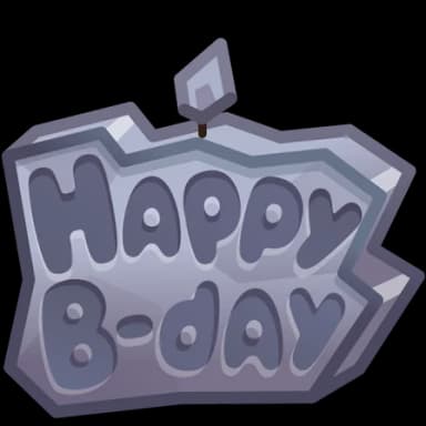 You Rock! — B-Day Candles Telegram gift model