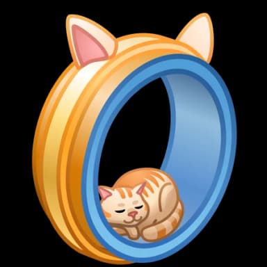 Cat Bed — Bonded Rings Telegram gift model
