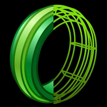 Duo Vision — Bonded Rings Telegram gift model