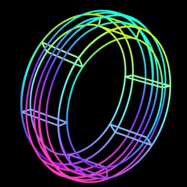 Spatial Grid — Bonded Rings Telegram gift model