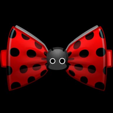 Ladybug — Bow Ties Telegram gift model