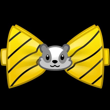 The Badger — Bow Ties Telegram gift model