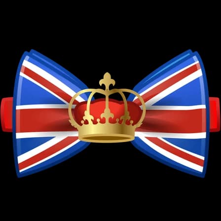 Union Jack — Bow Ties Telegram gift model