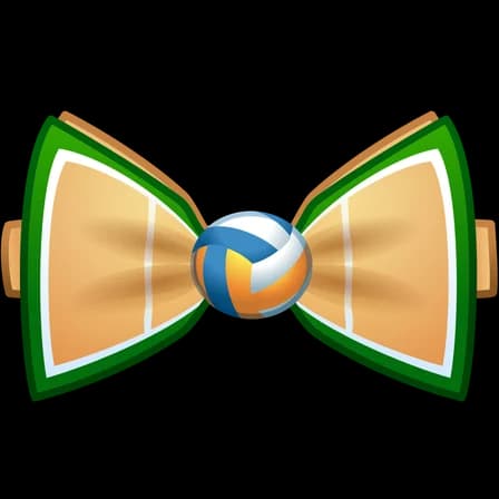 Volleyball — Bow Ties Telegram gift model