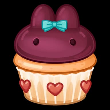 Dark Cherry — Bunny Muffins Telegram gift model