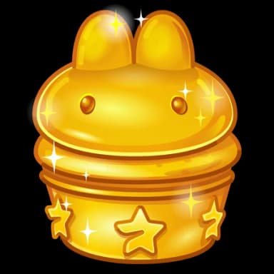 Gold — Bunny Muffins Telegram gift model