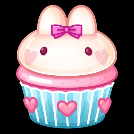 Gorgeous — Bunny Muffins Telegram gift model