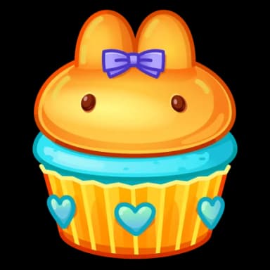 Orange Bliss — Bunny Muffins Telegram gift model