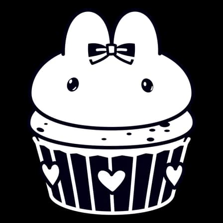 Silent Film — Bunny Muffins Telegram gift model