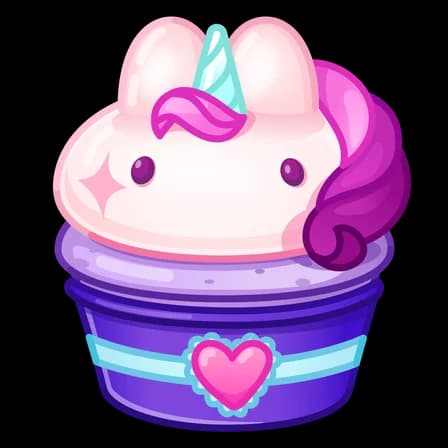 Unicorn — Bunny Muffins Telegram gift model