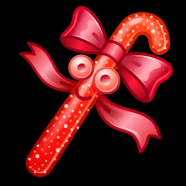 Amber Glitter — Candy Canes Telegram gift model