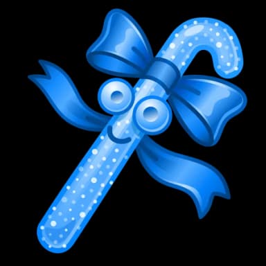 Blue Bliss — Candy Canes Telegram gift model
