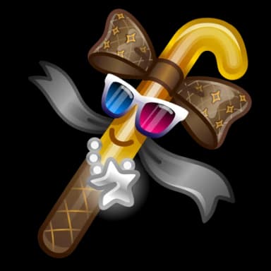 Designer — Candy Canes Telegram gift model