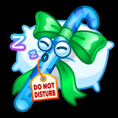 Lazy Nap — Candy Canes Telegram gift model