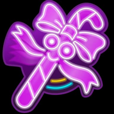 Neon Wave — Candy Canes Telegram gift model