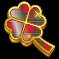 Red Tartan — Clover Pins