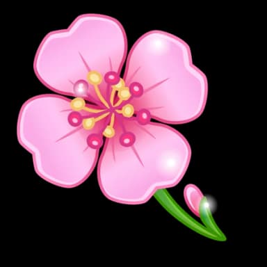 Sakura — Clover Pins Telegram gift model