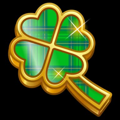 Verdant Plaid — Clover Pins Telegram gift model
