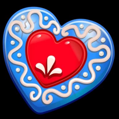 Red Blues — Cookie Hearts Telegram gift model