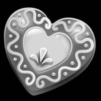 Silver — Cookie Hearts Telegram gift model