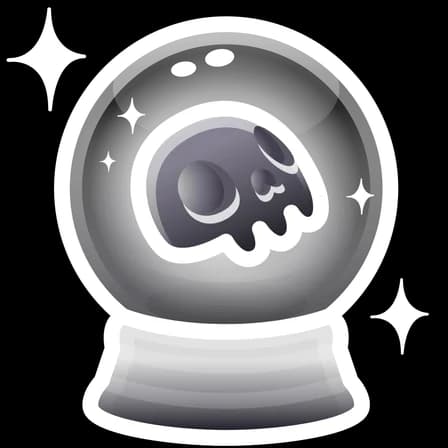 Ghosted — Crystal Balls Telegram gift model