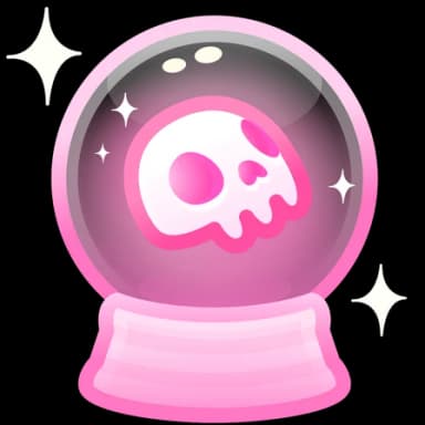 Lady Death — Crystal Balls Telegram gift model