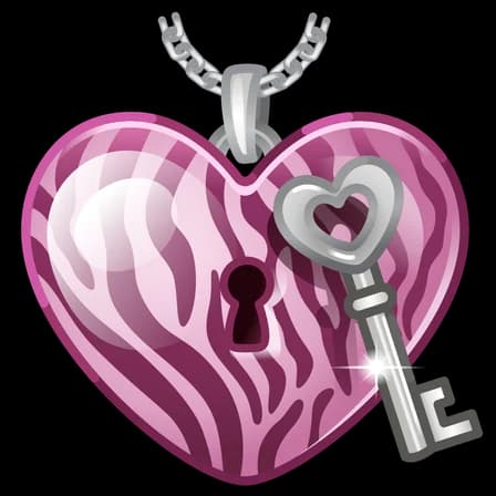 Pink Zebra — Cupid Charms Telegram gift model