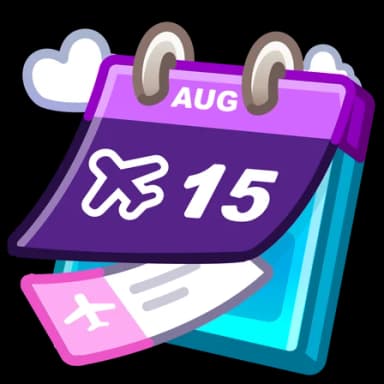 August — Desk Calendars Telegram gift model