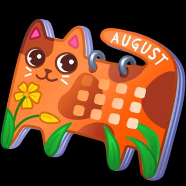 Cat Seasons — Desk Calendars Telegram gift model