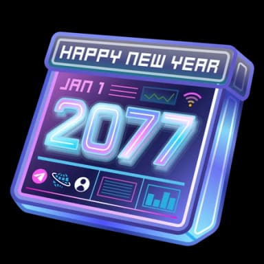 Cyberpunk — Desk Calendars Telegram gift model