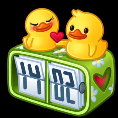 First Date — Desk Calendars Telegram gift model