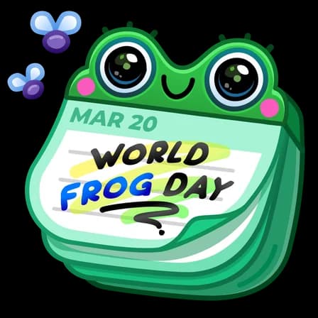 Frog Day — Desk Calendars Telegram gift model