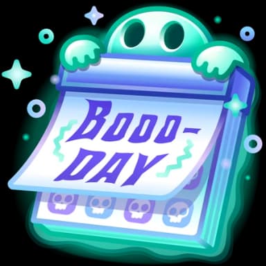 Ghost Party — Desk Calendars Telegram gift model